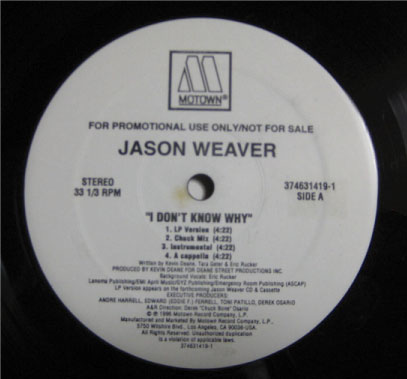 Jason Weaver – I Don't Know Why